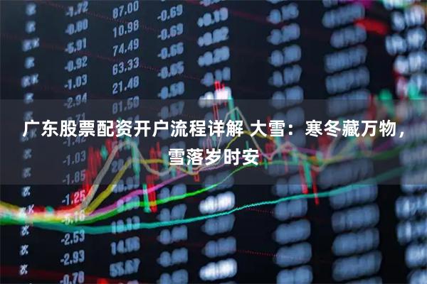 广东股票配资开户流程详解 大雪：寒冬藏万物，雪落岁时安