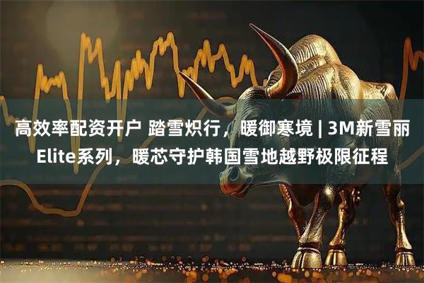 高效率配资开户 踏雪炽行，暖御寒境 | 3M新雪丽Elite系列，暖芯守护韩国雪地越野极限征程