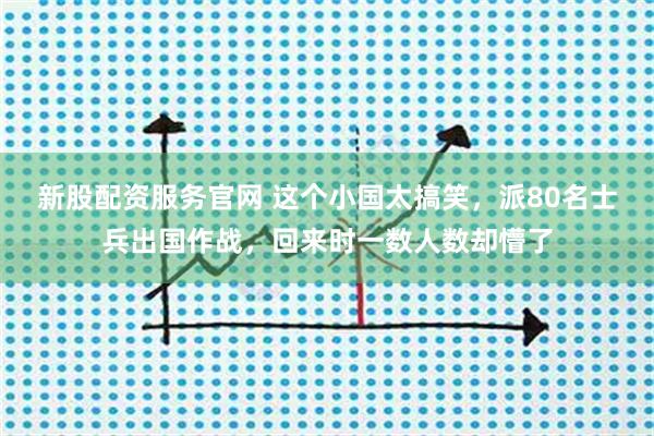 新股配资服务官网 这个小国太搞笑，派80名士兵出国作战，回来时一数人数却懵了